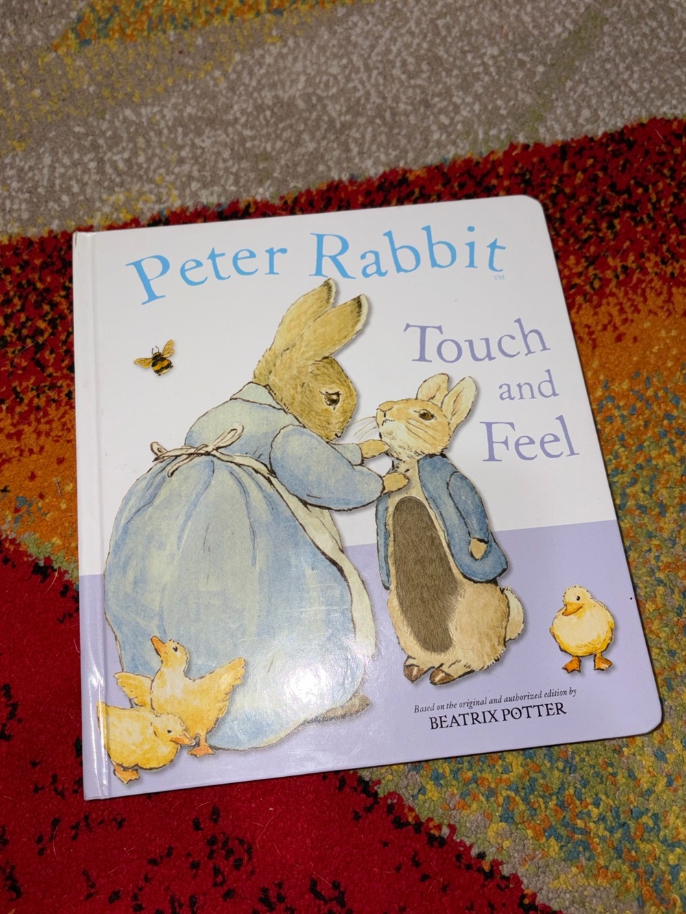 Peter Rabbit Touch & Feel book